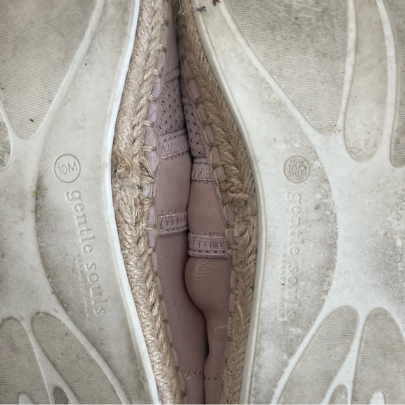 Gentle Souls by Kenneth Cole Lizzy lilac sporty slip on espadrille flats 10 - Picture 8 of 8